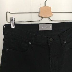Everlane 29 Ankle High- Rise Black Denim